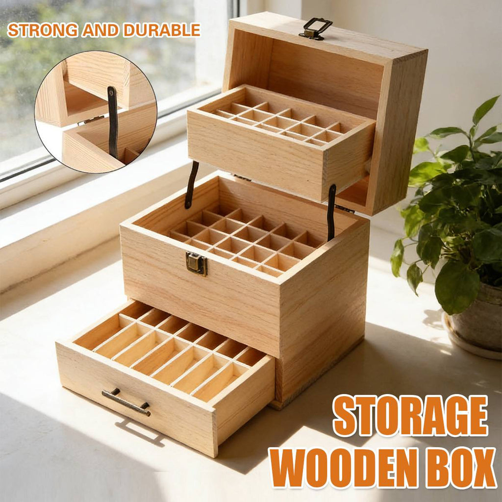 3 Tier Wooden Essential Oil Storage Box Set | StorageOZ