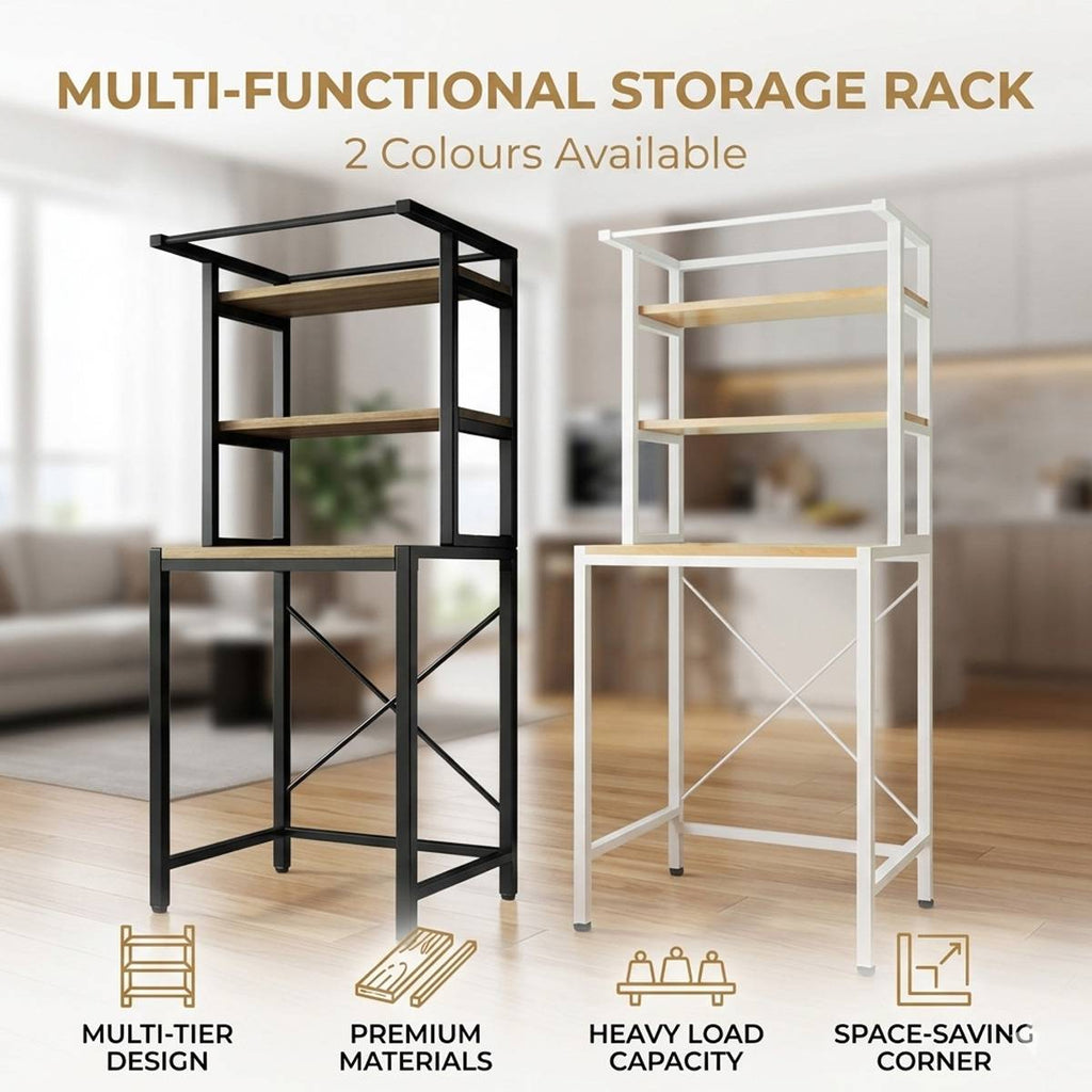 3 Tier Over Washer Rack Two Colours Rack | StorageOZ
