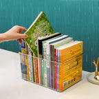 5 Pcs Clear Desk Boxes Two Sizes Organiser | StorageOZ