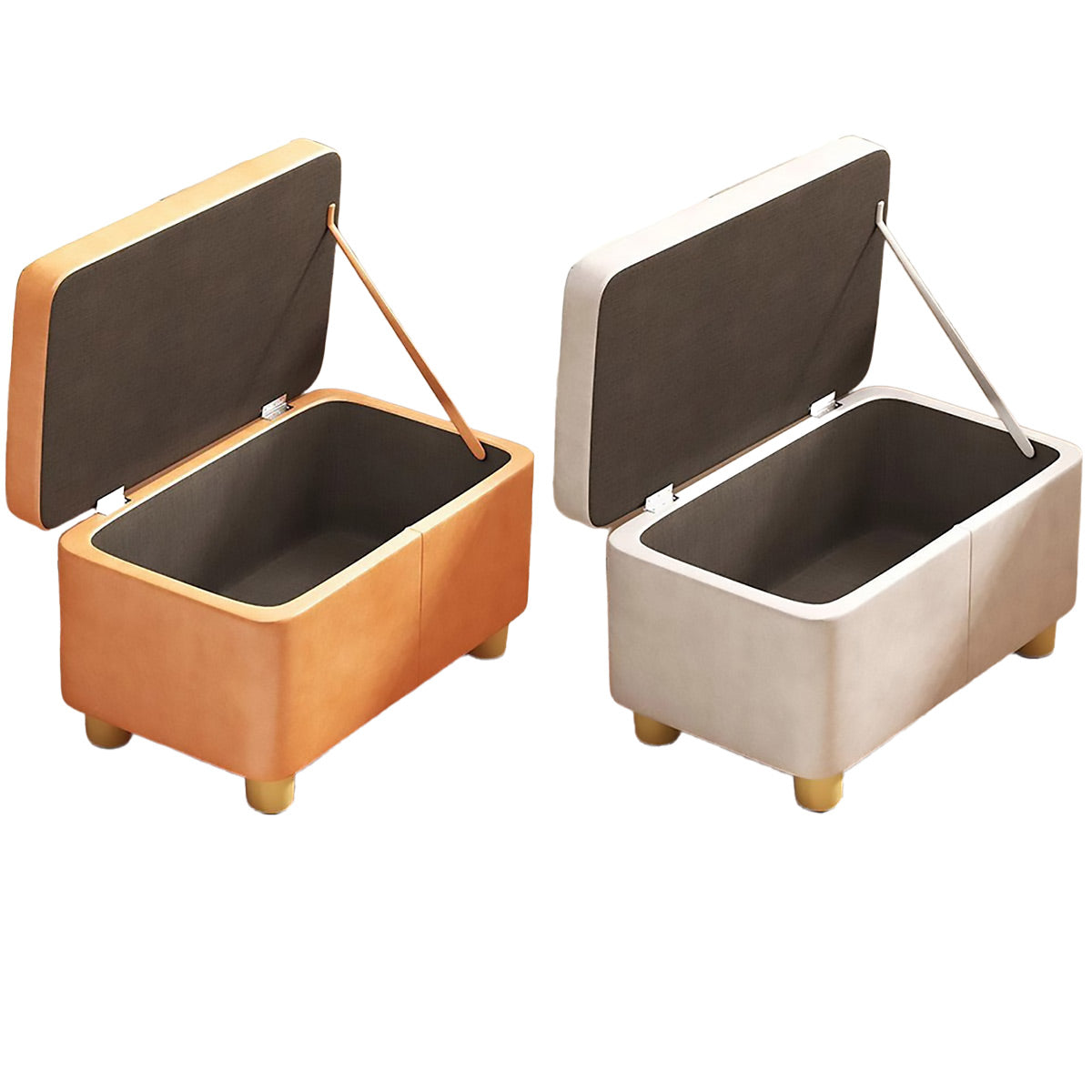 Fabric Storage Stool Two Colours Organiser | StorageOZ