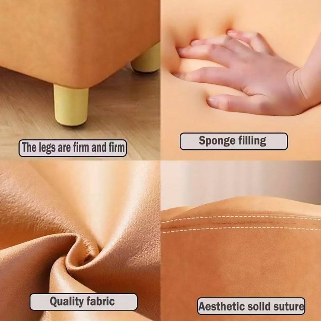 Fabric Storage Stool Two Colours Organiser | StorageOZ