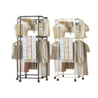 Rotating Floor Clothes Rack Two Colours Set | StorageOZ