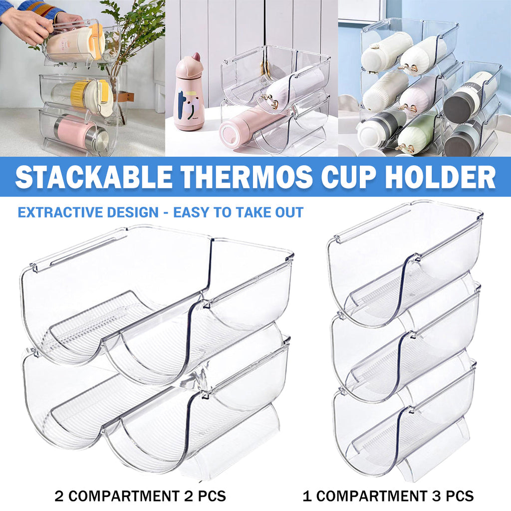 Clear Cup Storage Racks Two Layouts Rack | StorageOZ