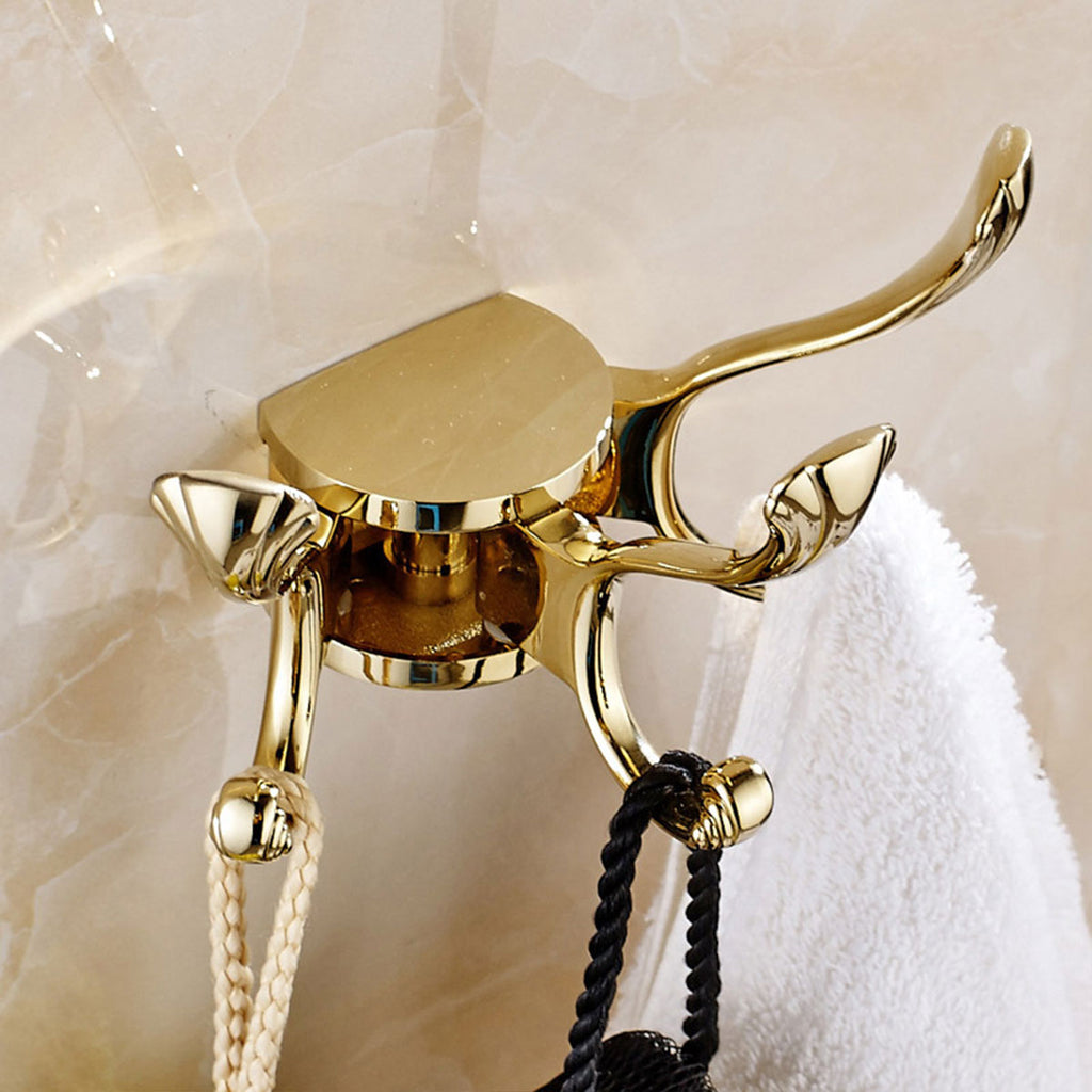 Folding Swivel Wall Hook Two Finishes Set | StorageOZ