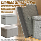 XL Foldable Clothes Box Two Patterns Set | StorageOZ