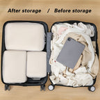 4 Pcs Travel Compression Bags Four Colours | StorageOZ