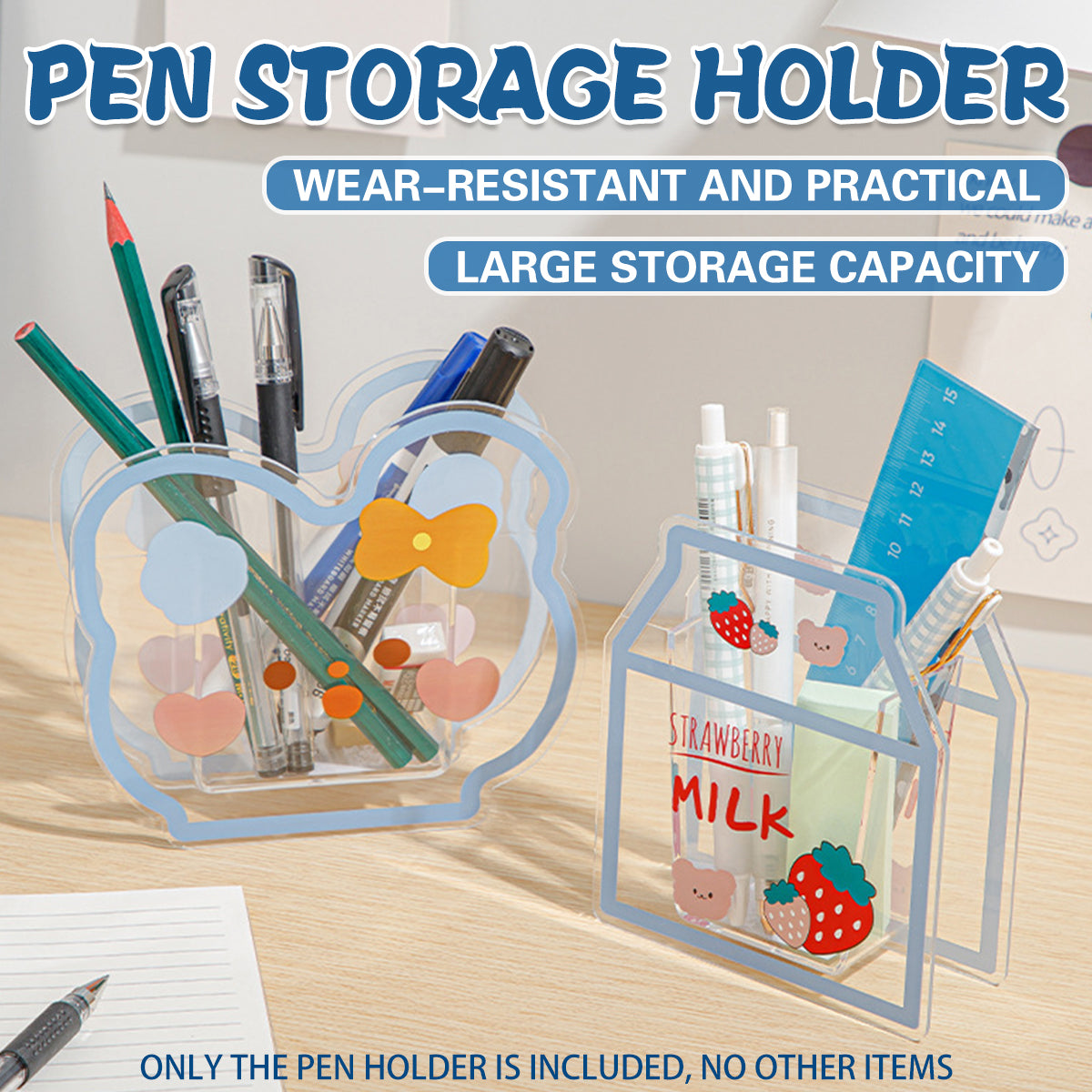 Bear Pen Holders Two Colours Desk Organiser | StorageOZ