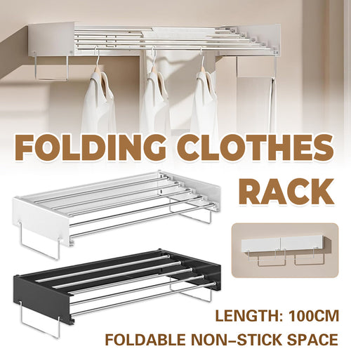 100cm Foldable Wall Drying Rack Two Colours | StorageOZ