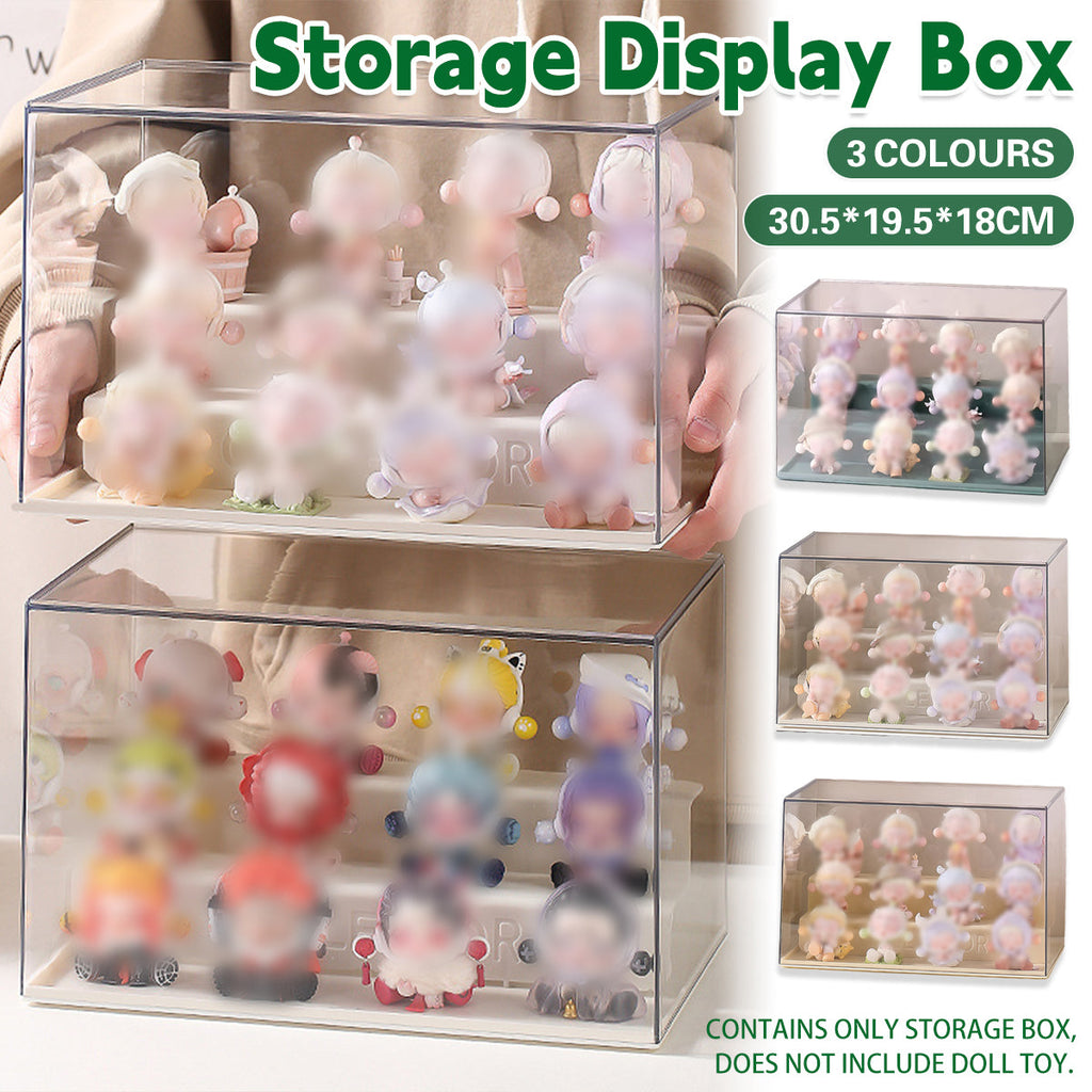 Clear Collectible Display Shelf Three Colours | StorageOZ