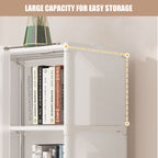 Curtained Modular Storage Shelf Four Layouts | StorageOZ