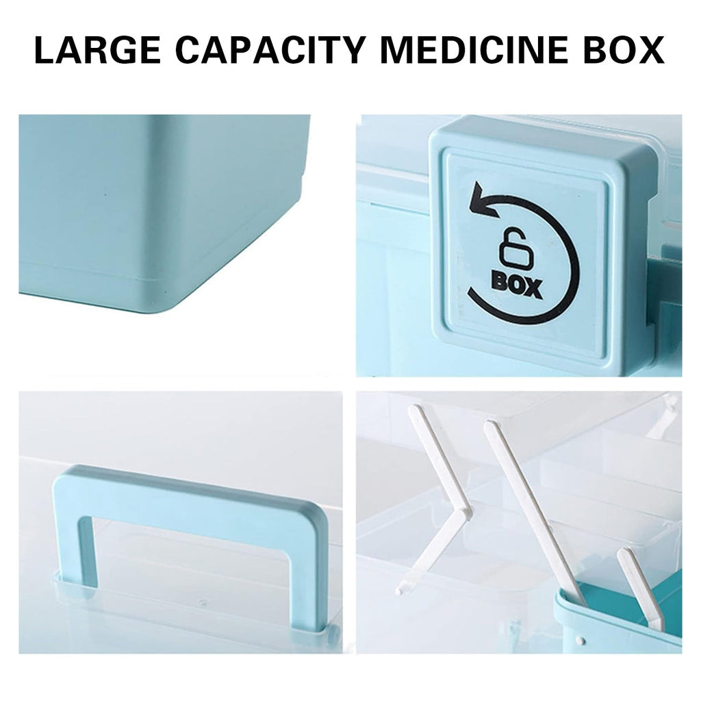 Multi Layer Medicine Box Three Colours Set | StorageOZ