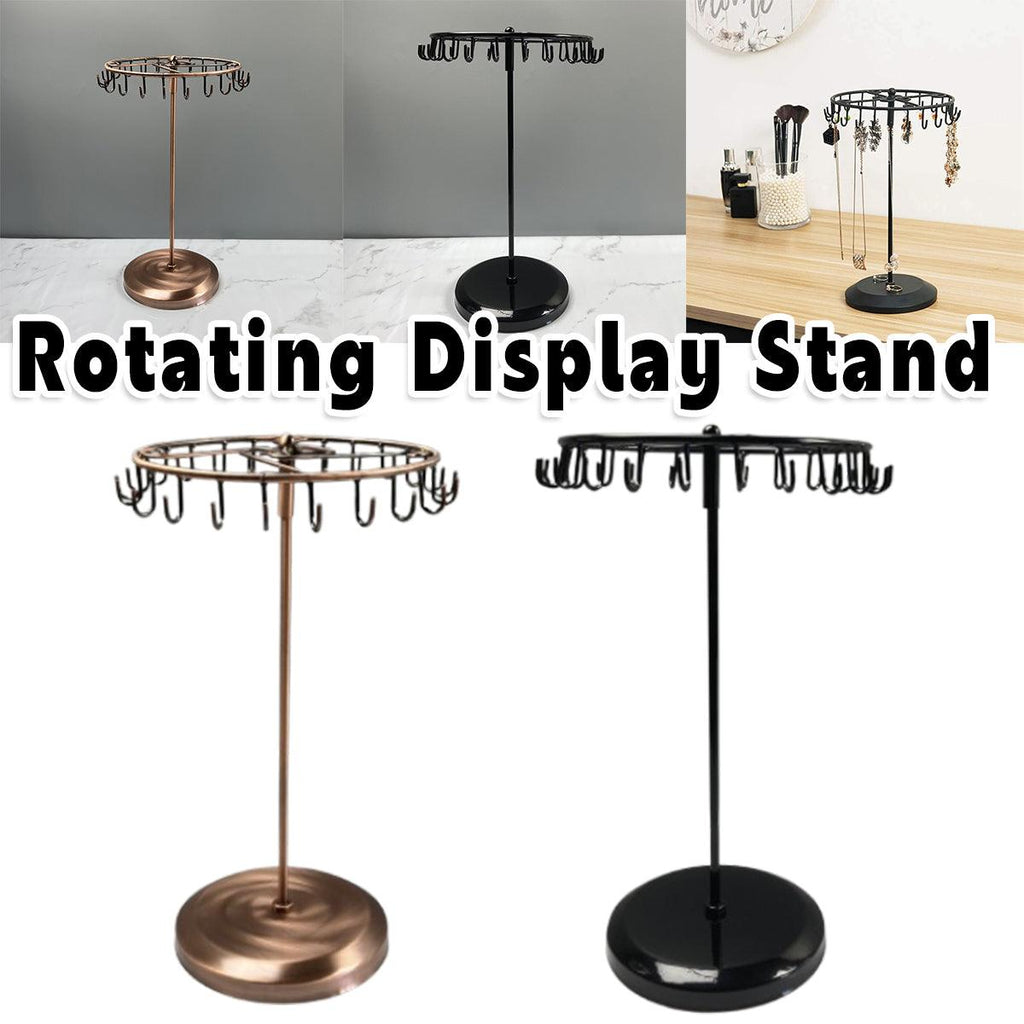 Rotating Iron Jewellery Stand Two Colours | StorageOZ