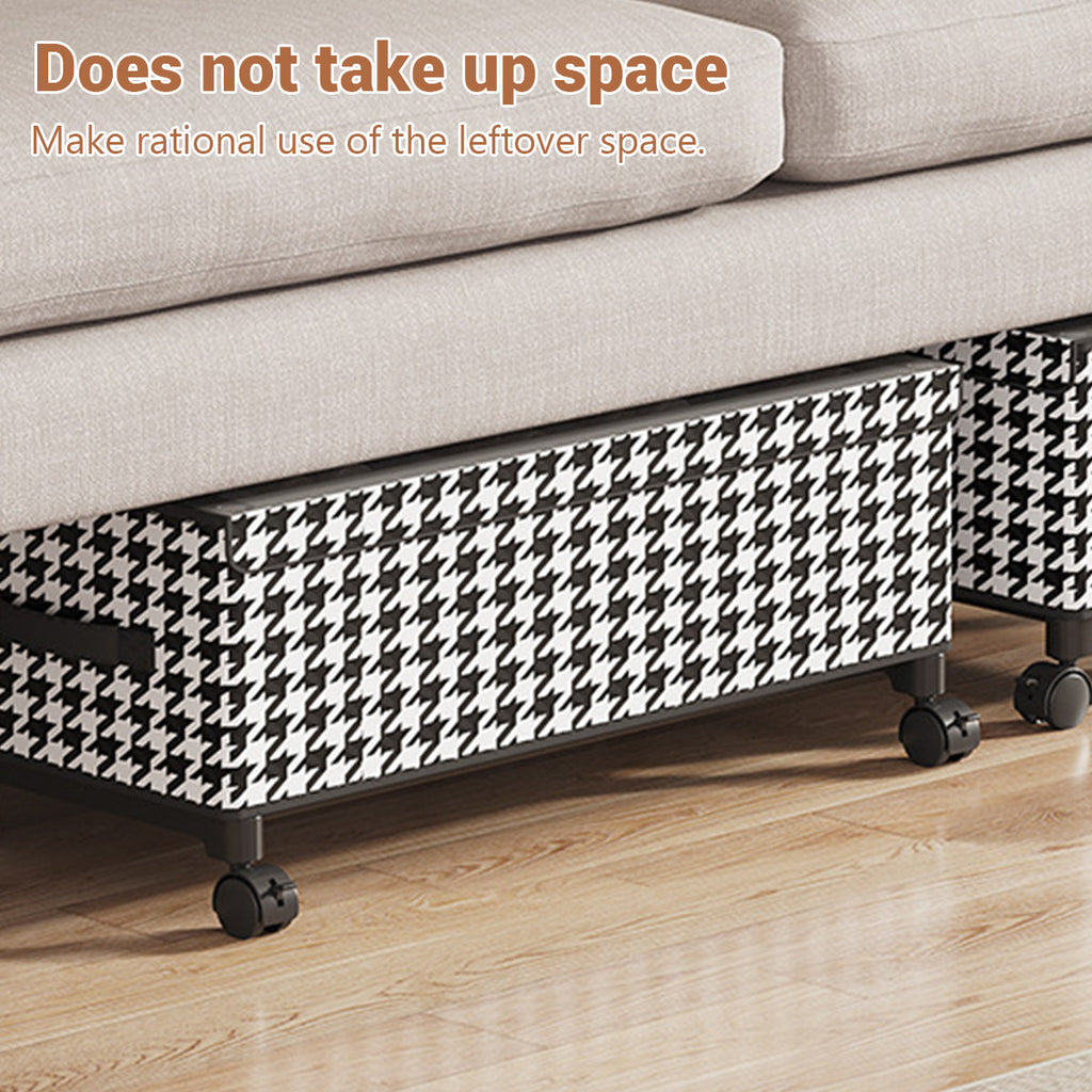 Wheeled Under Bed Storage Box Two Sizes Set | StorageOZ