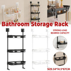 3 Tier Bathroom Wall Rack Two Colours Set | StorageOZ