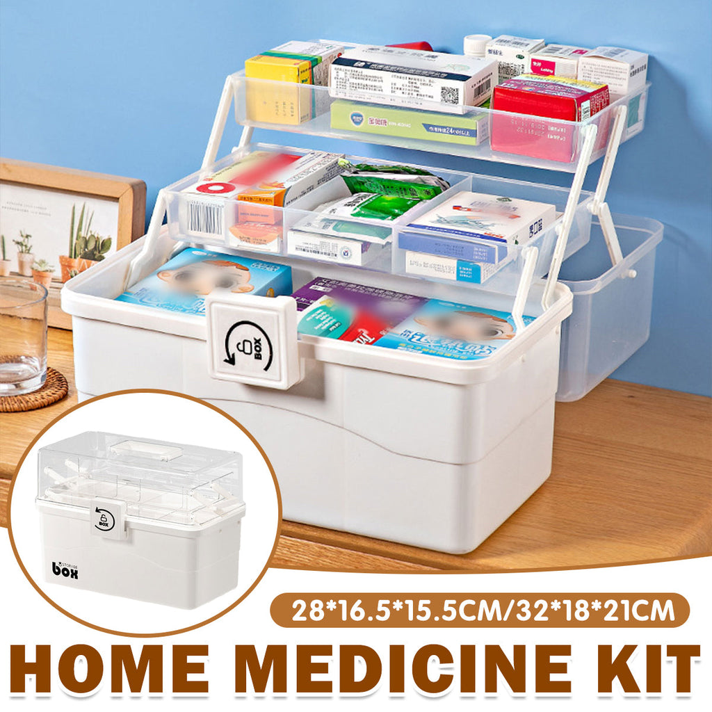 Medicine Boxes Two Sizes Home Organiser Set | StorageOZ