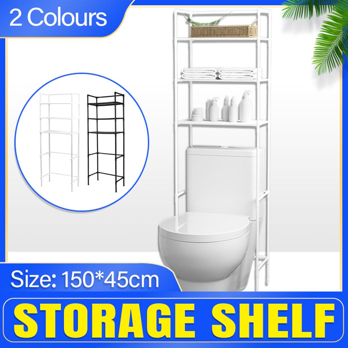 Over Toilet Storage Rack 59 Inch Two Colours | StorageOZ