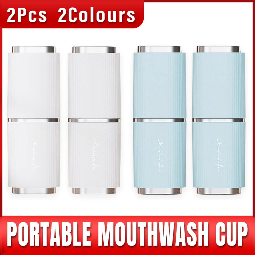 2 Pcs Travel Toiletry Cups Two Colours Set | StorageOZ