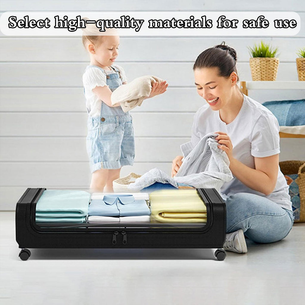 Under Bed Rolling Storage Box Two Colours | StorageOZ