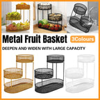 3 Tier Metal Fruit Basket in Three Colours | StorageOZ