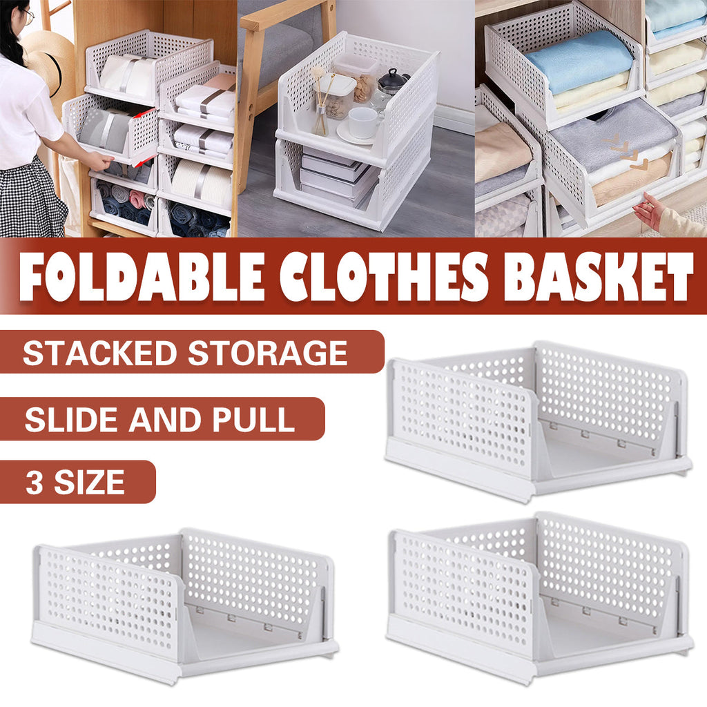 Stackable Drawer Clothes Baskets Three Sizes | StorageOZ
