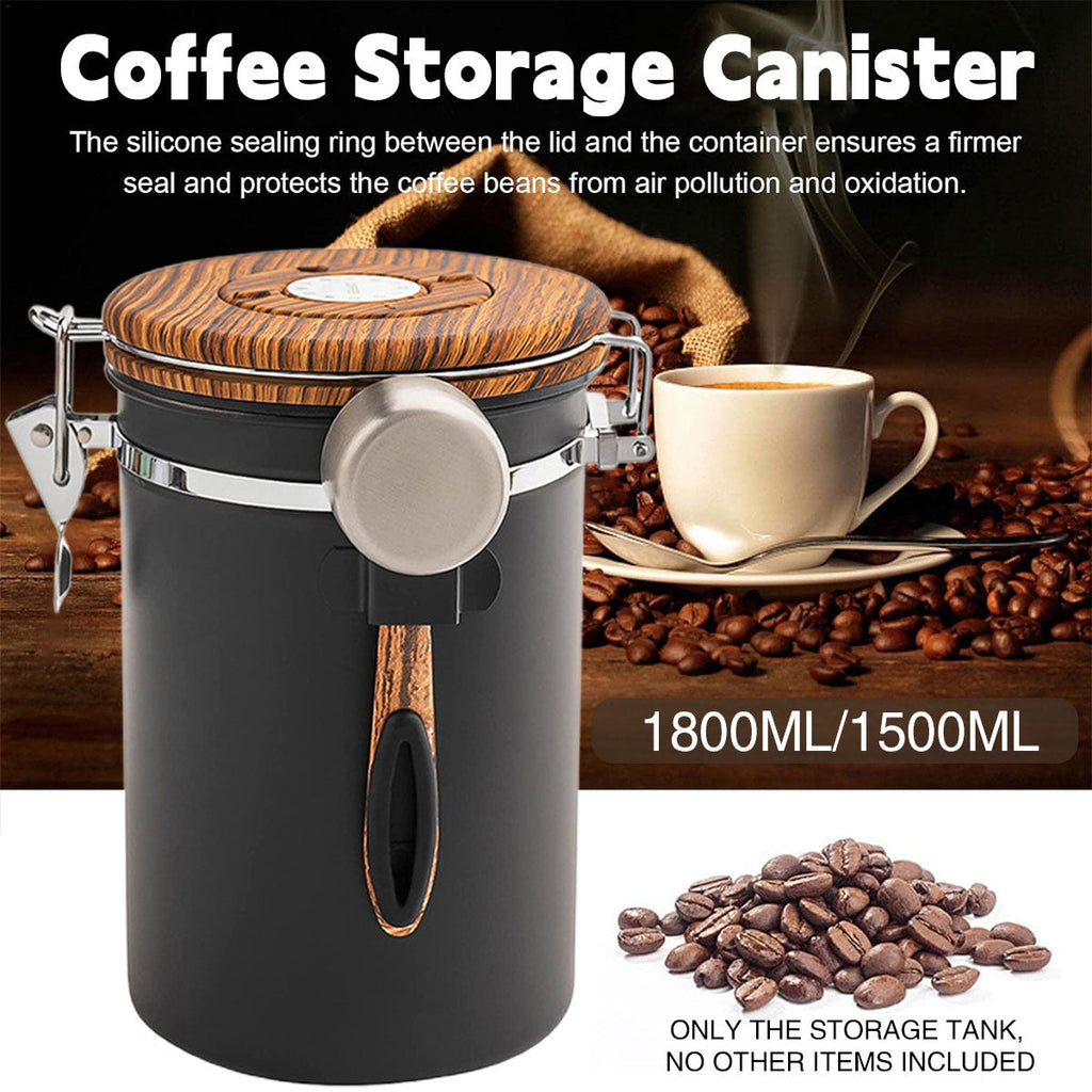 Coffee Canisters Two Sizes Kitchen Organiser | StorageOZ