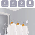 Retractable Wall Clothesline 4.3m Two Colours | StorageOZ