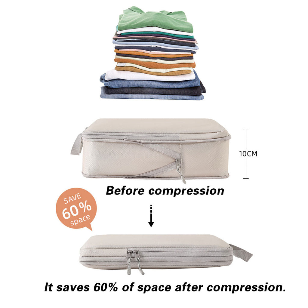 4 Pcs Travel Compression Bags Four Colours | StorageOZ