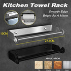 304 Steel Wall Paper Roll Holder Two Colours | StorageOZ