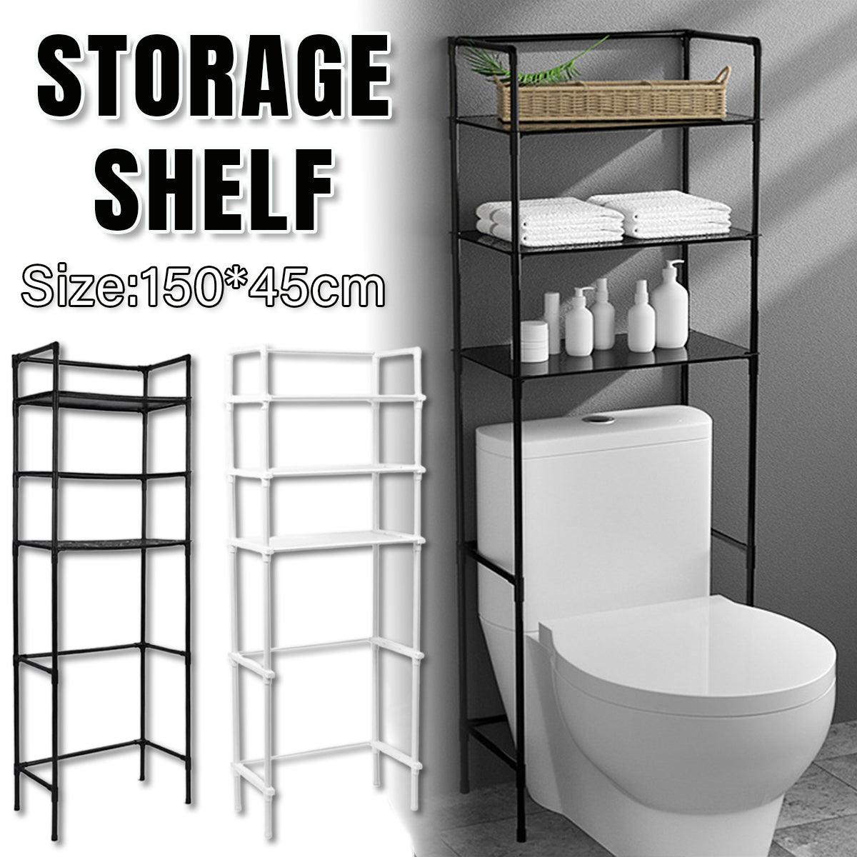 Over Toilet Storage Rack 59 Inch Two Colours | StorageOZ