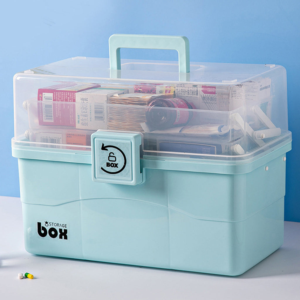 Multi Layer Medicine Box Three Colours Set | StorageOZ