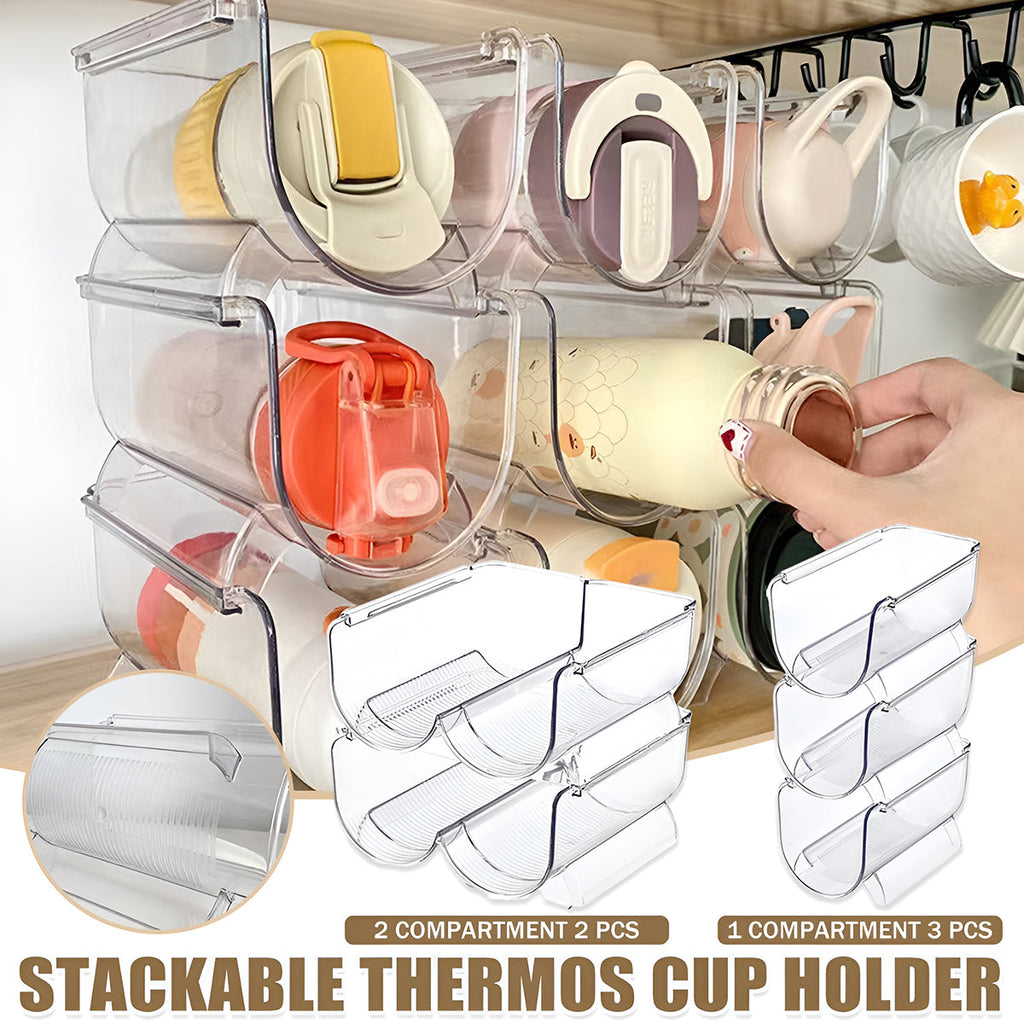 Clear Cup Storage Racks Two Layouts Rack | StorageOZ