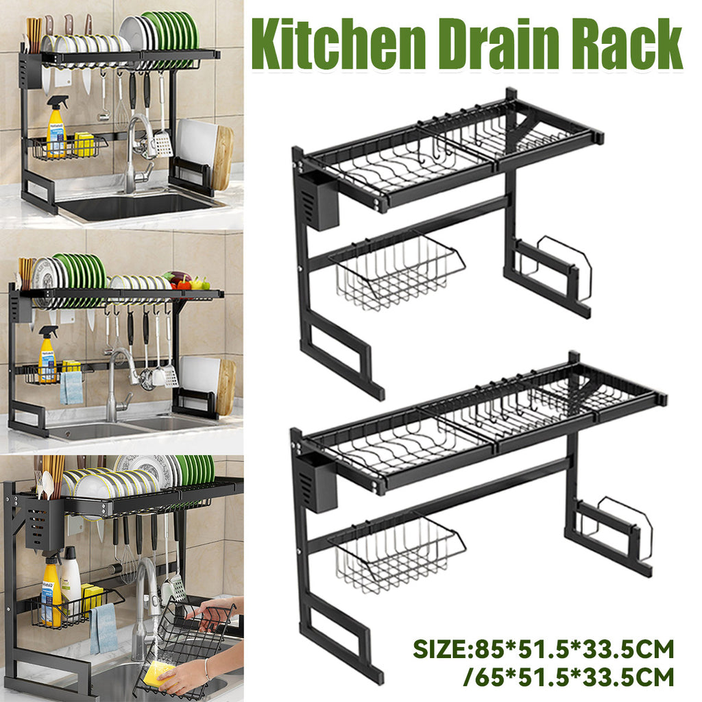 Over Sink Drain Rack Two Lengths Organiser | StorageOZ