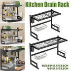 Over Sink Drain Rack Two Lengths Organiser | StorageOZ
