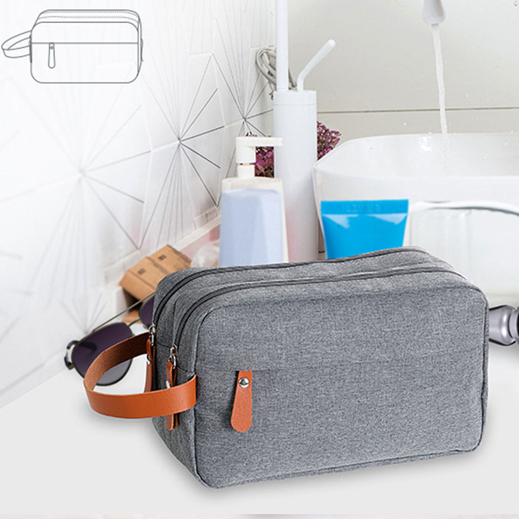 Toiletry Bag with Two Compartments Three Colours | StorageOZ