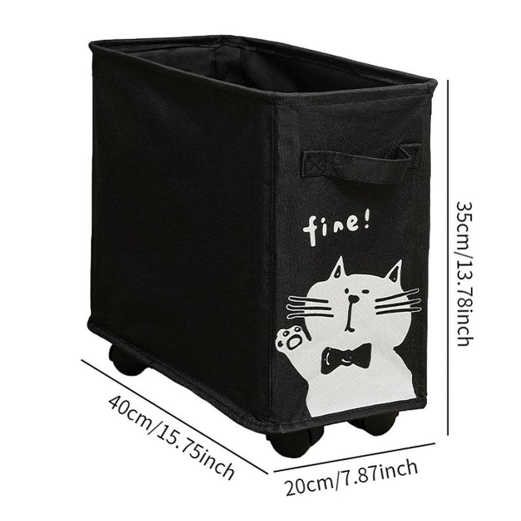 Foldable Oxford Rolling Basket Two Colours | StorageOZ