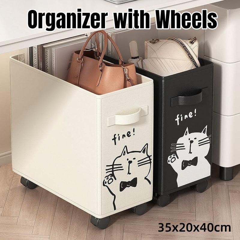Foldable Oxford Rolling Basket Two Colours | StorageOZ