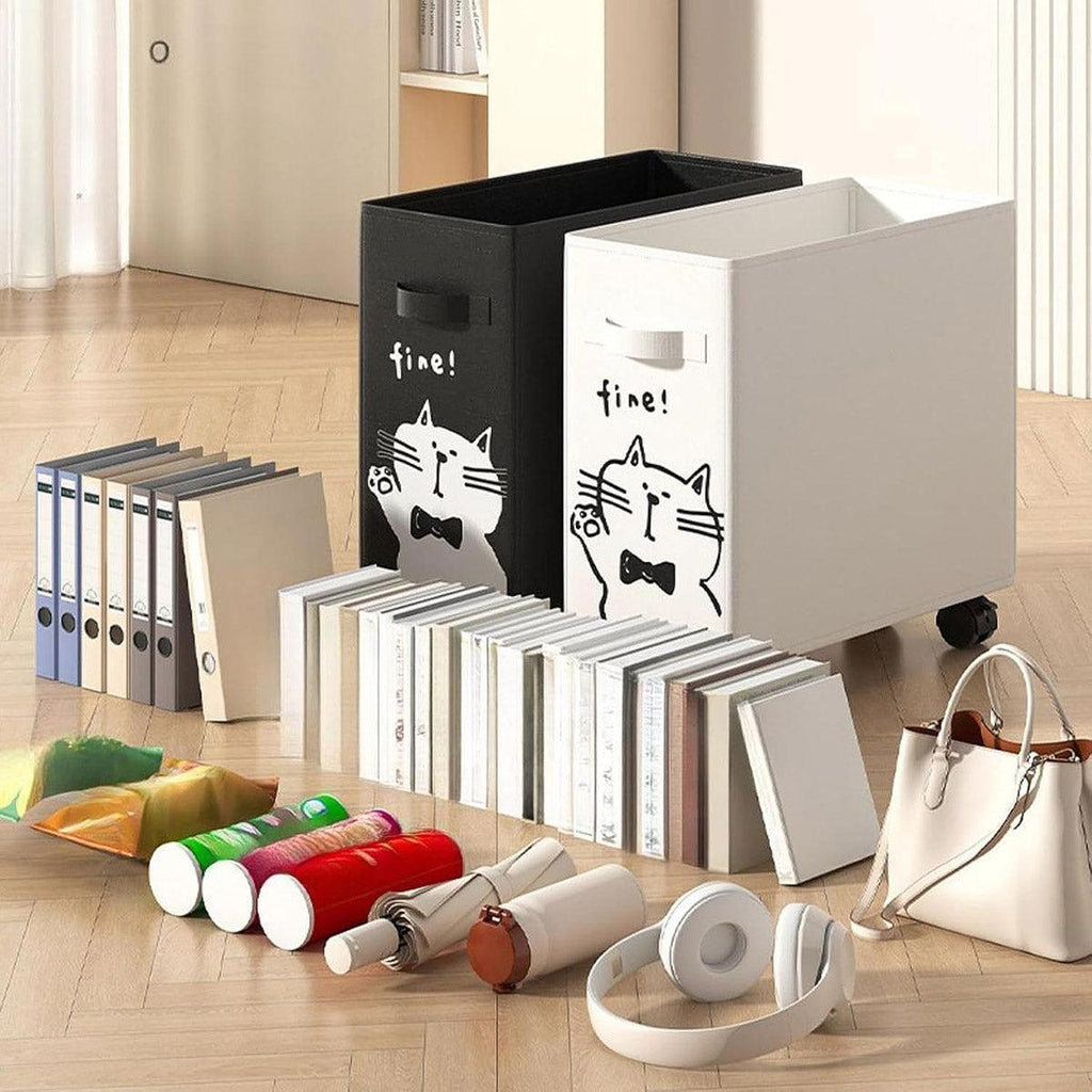 Foldable Oxford Rolling Basket Two Colours | StorageOZ
