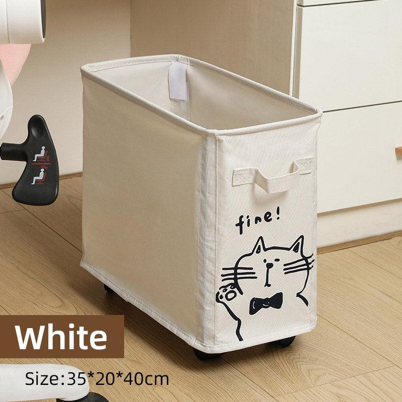 Foldable Oxford Rolling Basket Two Colours | StorageOZ