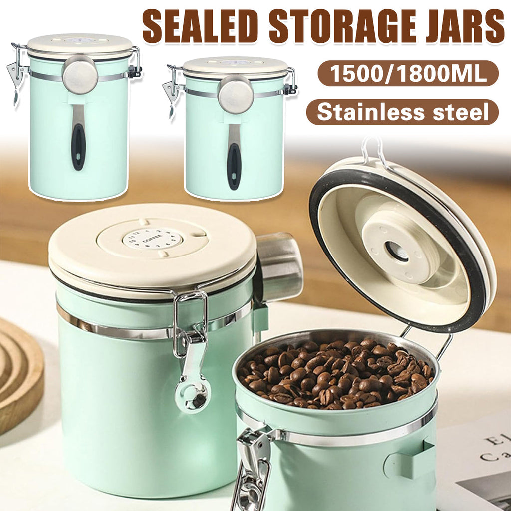Sealed Jars Two Colours Kitchen Organiser | StorageOZ