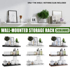 3 Pcs Wooden Wall Shelves Three Colours Set | StorageOZ