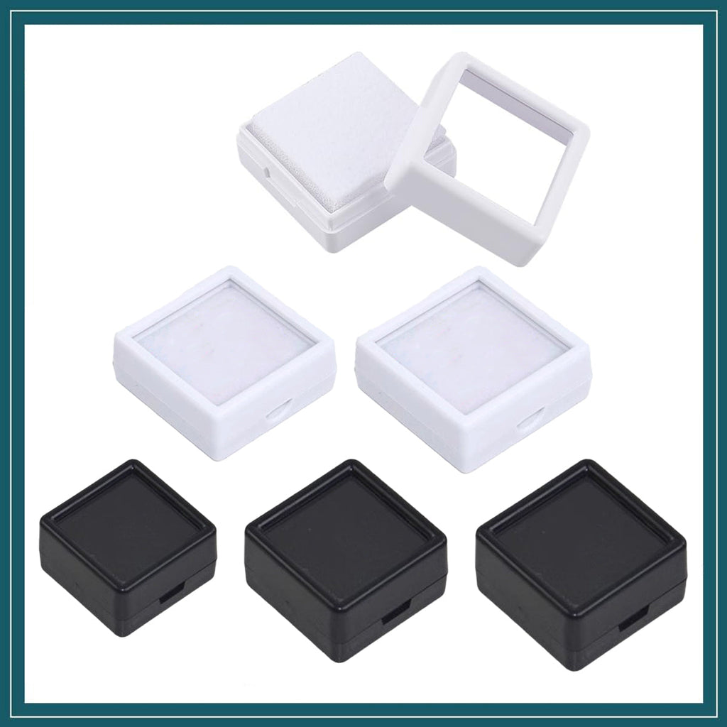 Clear Gem Display Boxes Five Pack Options | StorageOZ