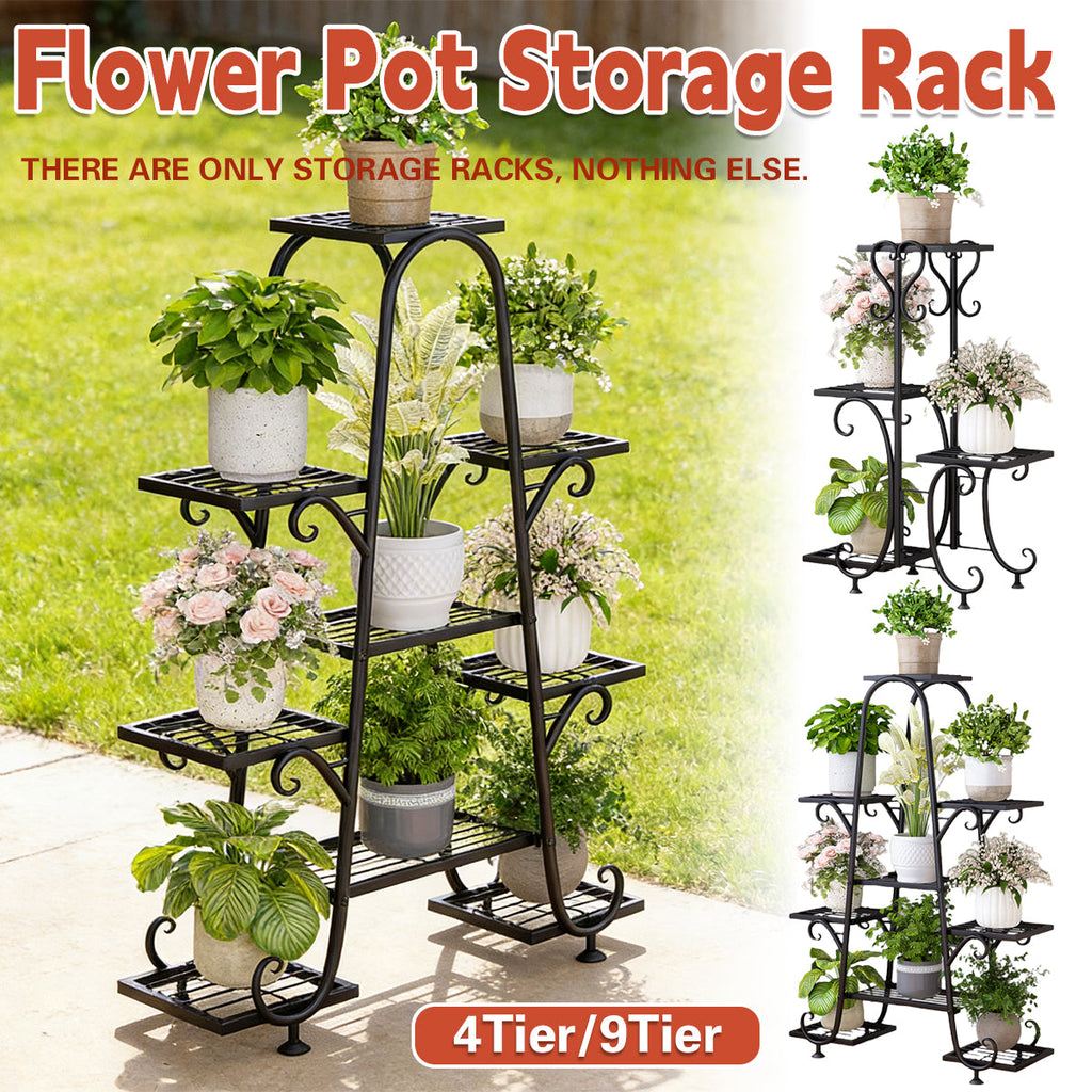 Metal Plant Stand 4 or 9 Tiers Organiser | StorageOZ
