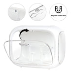 Capsule Display Storage Box Two Whites Set | StorageOZ