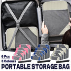 6 Pcs Compression Packing Cubes Three Colours | StorageOZ