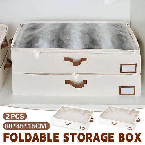 2 Pcs Under Bed Storage Bags with Window | StorageOZ