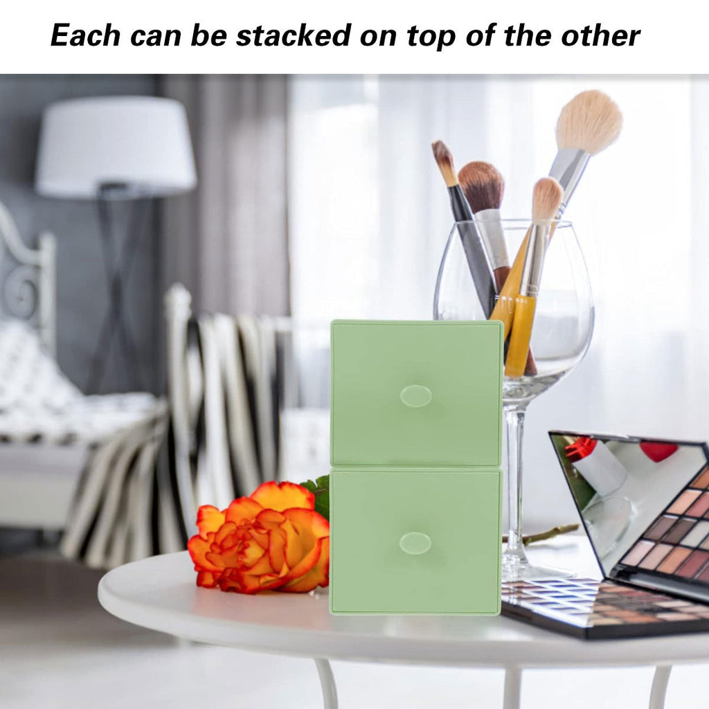 2 Pcs Stackable Mini Drawers Four Colours | StorageOZ