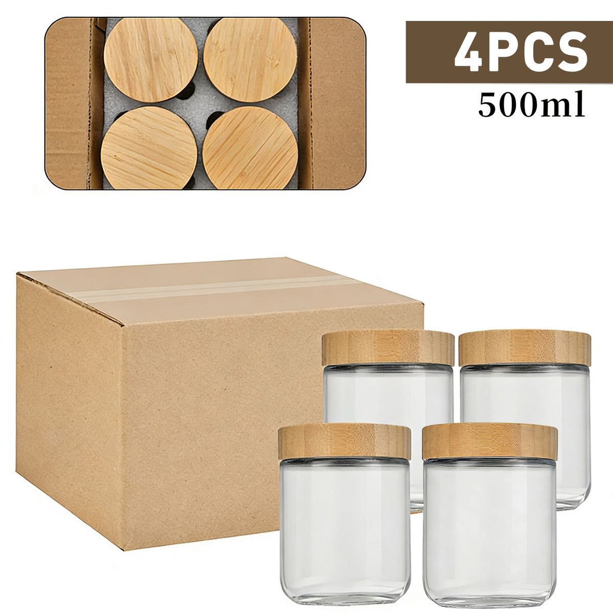 4 Pcs Storage Bottles Two Colours Organiser | StorageOZ