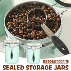 Sealed Jars Two Colours Kitchen Organiser | StorageOZ
