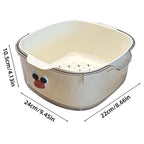 Double Layer Fruit Drain Basket Four Colours | StorageOZ