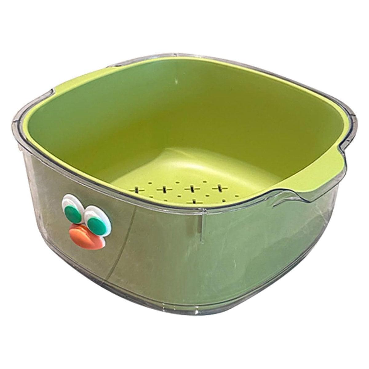 Double Layer Fruit Drain Basket Four Colours | StorageOZ